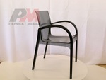 Пластмасова дизайнерски стол за открити пространства